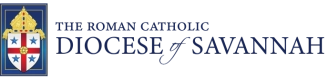 2021 Diocesan Coat of Arms Blue Rectangle with Blue Tagline Horizontal-c2d87880